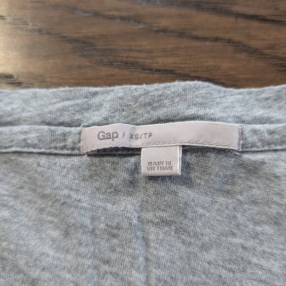 GAP scoop neck T shirt grey size XS - Picture 6 of 9